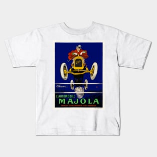 L'Automobile Majola France Vintage Poster 1929 Kids T-Shirt